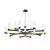Lampa wisząca duża czarna CANDELA-15 DN1505-15 black - Step Into Design